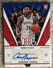 Cameron Thomas [Purple] Basketball Cards 2021 Panini Chronicles Hometown Heroes Rookie Autographs Prices