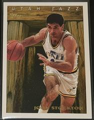 John Stockton Basketball Cards 1995 Topps Pan for Gold Prices