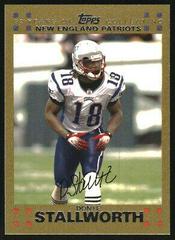 Donte Stallworth [Gold] Football Cards 2007 Topps Prices