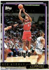 Ken Norman #7 Basketball Cards 1992 Topps Gold Prices