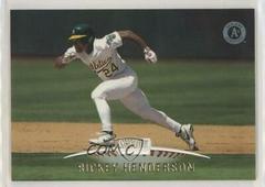 Rickey Henderson #79 Baseball Cards 1999 Stadium Club Prices