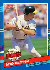 Mark McGwire #BC-9 Baseball Cards 1991 Donruss Highlights Prices