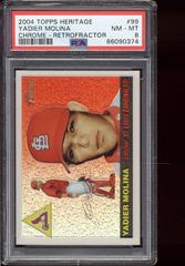 Yadier Molina [Retrofractor] #99 Baseball Cards 2004 Topps Heritage Chrome Prices