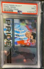 Lionel Messi Soccer Cards 2015 Panini Select National Pride Prices