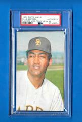 Ollie Brown [Square Corner Proof Blank Back] Baseball Cards 1970 Topps Super Prices