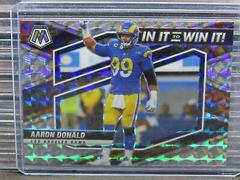 Aaron Donald #SB-19 Football Cards 2022 Panini Mosaic In It to Win It Prices