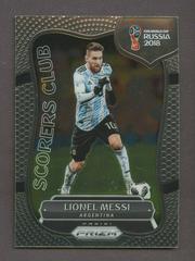 Lionel Messi Soccer Cards 2018 Panini Prizm World Cup Scorers Club Prices