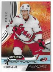 Sebastian Aho Hockey Cards 2021 Upper Deck Synergy Exceptional Phenoms Prices