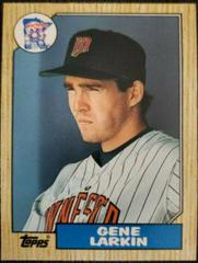 Gene Larkin #60T Baseball Cards 1987 Topps Traded Prices