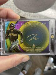 James Wood [Gold Rainbow] #ISS-JW Baseball Cards 2022 Bowman Inception Silver Signings Autographs Prices