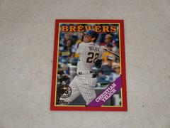 Christian Yelich [Red] #T88-15 Baseball Cards 2023 Topps Silver Pack 1988 35th Anniversary Prices