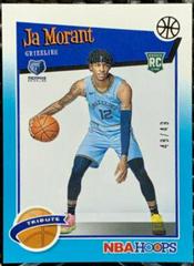 JA Morant [Teal] #297 Basketball Cards 2019 Panini Hoops Prices