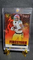 Ja'Marr Chase [Gold] Football Cards 2021 Panini Select Firestorm Prices
