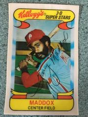 Garry Maddox #28 Baseball Cards 1978 Kellogg's Prices