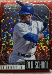 Ken Griffey Jr. [Red Donut Circles Prizm] Baseball Cards 2021 Panini Prizm Old School Prices