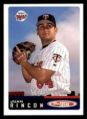 Juan Rincon #643 Baseball Cards 2002 Topps Total Prices