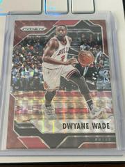 Dwyane Wade [Red] Basketball Cards 2016 Panini Prizm Mosaic Prices