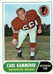 Carl Kammerer Football Cards 1968 Topps Prices