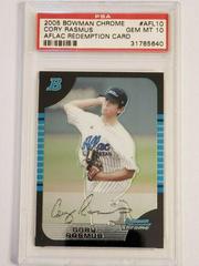 Cory Rasmus #AFL10 Baseball Cards 2005 Bowman Chrome Aflac Redemption Card Prices