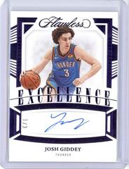 Josh Giddey [Amethyst] #15 Basketball Cards 2022 Panini Flawless Excellence Signature Prices