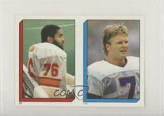 David Logan, Bruce Mathison Football Cards 1986 Topps Stickers Prices