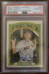 Bobby Dalbec Real One Autographs #ROA-BD Baseball Cards 2021 Topps Heritage Real One Autographs Prices