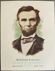 Abraham Lincoln #328 Baseball Cards 2006 Topps Allen & Ginter Prices