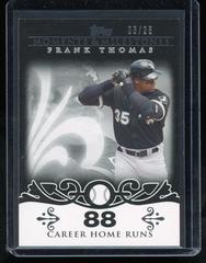 Frank Thomas [Home Run 178 Black] #3 Baseball Cards 2008 Topps Moments & Milestones Prices