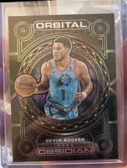 Devin Booker [Orange] #13 Basketball Cards 2022 Panini Obsidian Orbital Prices