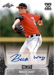 Beck Way [Retail] #BA-BW1 Baseball Cards 2020 Leaf Draft Autographs Prices