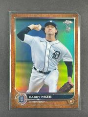 Casey Mize [Ben Baller Orange] Baseball Cards 2022 Topps Chrome Prices