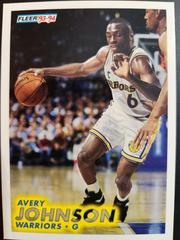 Avery Johnson #194 Basketball Cards 1993 Fleer Prices