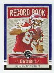 Tony Gonzalez #RB-TG Football Cards 2020 Panini Legacy Record Book Prices
