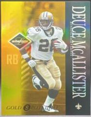 Deuce McAllister [Gold Spotlight] #61 Football Cards 2003 Leaf Limited Prices
