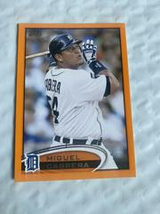 Miguel Cabrera [Orange] Baseball Cards 2012 Topps Prices
