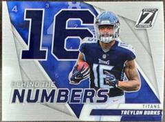 Treylon Burks #BN-TB Football Cards 2022 Panini Zenith Behind the Numbers Prices