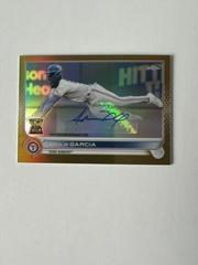 Adolis Garcia [Gold] Baseball Cards 2022 Topps Chrome Update Autographs Prices