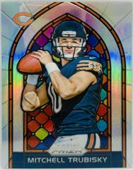 Mitchell Trubisky #1 Football Cards 2017 Panini Prizm Stained Glass Prices