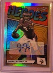 Justin Jefferson [Autograph] #H-10 Football Cards 2022 Panini Prestige Heroes Prices