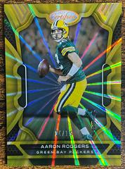 Aaron Rodgers [Gold FOTL] #36 Football Cards 2022 Panini Certified Prices