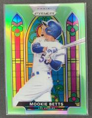 Mookie Betts [Lime Green Prizm] Baseball Cards 2021 Panini Prizm Stained Glass Prices