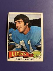 Greg Landry Football Cards 1975 Topps Prices