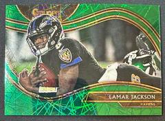 Lamar Jackson [Green Prizm] Football Cards 2020 Panini Select Snapshots Prices