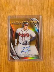 Freddie Freeman [Gold Refractor] Baseball Cards 2021 Topps Finest Moments Autographs Prices