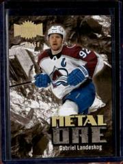 Gabriel Landeskog [Gold] #MO-10 Hockey Cards 2022 Skybox Metal Universe Ore Prices