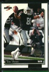 Tim Brown [Artist's Proof] #30 Football Cards 1996 Panini Score Prices