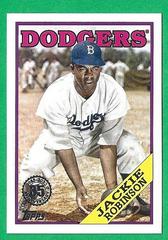 Jackie Robinson #T88-44 Baseball Cards 2023 Topps Silver Pack 1988 35th Anniversary Prices