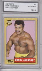 Rocky Johnson Wrestling Cards 2007 Topps Heritage III WWE Prices