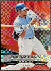 Lorenzo Cain [Blue Baseball Prizm] #8 Baseball Cards 2015 Panini Prizm Prices