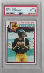 Terry Bradshaw [Cream Colored Back] #500 Football Cards 1979 Topps Prices